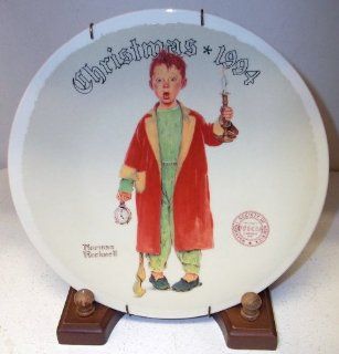 Norman Rockwell "The Christmas Marvel" Plate  Commemorative Plates  
