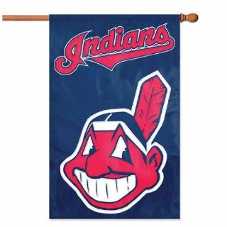Cleveland Indians MLB Applique Banner Flag "  Sports Fan Outdoor Flags  Sports & Outdoors