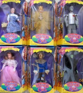 The Wizard of Oz DOLL SET of 6 DOLLS w Dorothy & Toto, Glinda, Wicked Witch, Scarecrow, Cowardly Lion & Tin Man Dolls (1994 Sky Kids Inc) Toys & Games