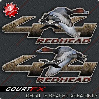 Redhead 4x4 Duck Hunting Waterfowl Truck Decal  Hunting Signs  Sports & Outdoors