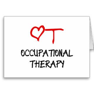 OT Heart Greeting Cards