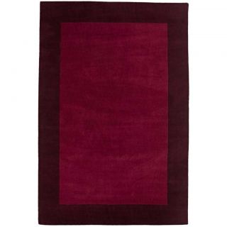 Hand tufted Maroon/ Brown Rug (3'6 x 5'6) JRCPL 3x5   4x6 Rugs