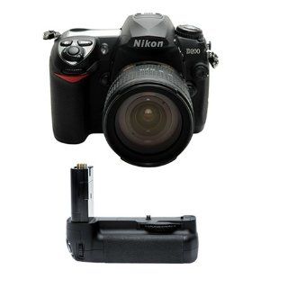 Nikon D200 10.2MP Digital SLR Camera + Nikon AF S 18 70mm DX f/3.5 4.5 G ED IF Lens + Nikon MB D200 Battery Grip (Camera & Lens Refurbished by Nikon U.S.A.)  Camera & Photo