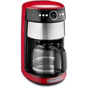 KitchenAid 14 Cup Programmable Coffee Maker with Glass Carafe in Empire Red KCM1402ER