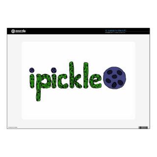 Funny Pickleball Art Letters 15" Laptop Decal