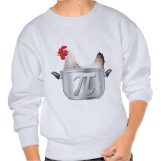 Chicken Pot Pi   Funny Math Pullover Sweatshirt