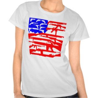 Flag Of Guns 2nd Amendment T Shirt