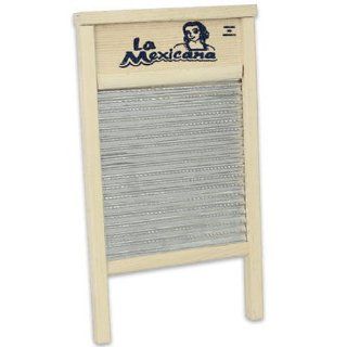 La Mexicana Old Fashioned wooden laundry Washboard 22" H   Laundry Centers