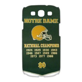 NCAA Notre Dame Fighting Irish Champions Banner Cases Cover for Samsung Galaxy S3 I9300 Cell Phones & Accessories