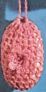 Vintage Crochet PATTERN to make   Soap Holder Sack Scrubber Shower Bath Rope Irish Rose. NOT a finished item. This is a pattern and/or instructions to make the item only. 