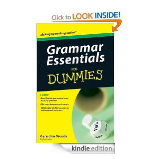 Grammar Essentials For Dummies eBook Geraldine Woods Kindle Store