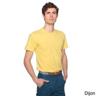 American Apparel American Apparel Unisex Organic Fine Jersey Short Sleeve T shirt Yellow Size S