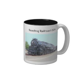Baldwin  Reading Railroad Locomotive 2124 Coffee Mugs