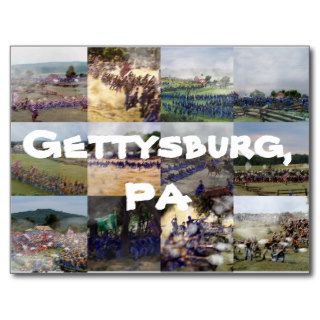 Gettysburg, PA Postcard