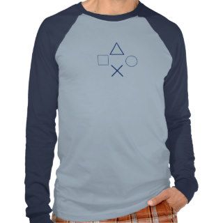 Game Controller Symbols Design on  T Shirts