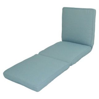 Smith & Hawken Outdoor Chaise Lounge Cushion   Azure