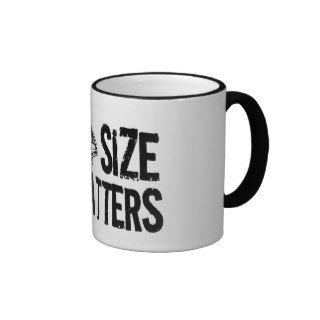Size Matters Funny Fishing Design Coffee Mug