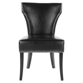 Dining Chair Set Safavieh Jappic Side Chair   Black (Set of 2)