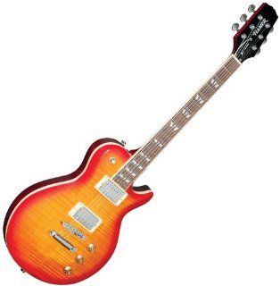 Hamer Xt Series Monaco Electric Guitar   Flame Top Cherry Sunburst Musical Instruments