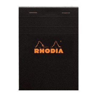 Rhodia Classic Staple Bound Lined Paper Pad   Black N° 16  Drawing Pads And Books 