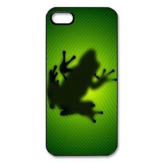 Frog Shadow on Leaf iPhone 5/5S Case Hard Back Cover Case for iPhone 5/5S Cell Phones & Accessories