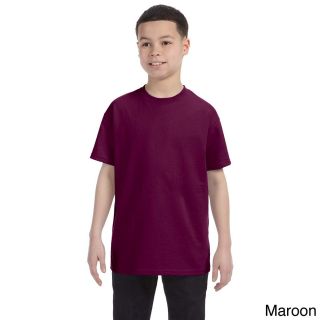 Gildan Gildan Youth Heavy Cotton T shirt Brown Size L (14 16)