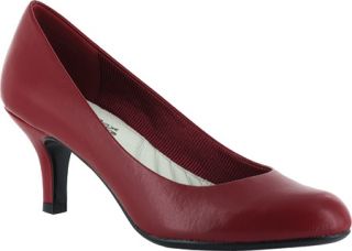 Womens Easy Street Passion   Red Synthetic Heels