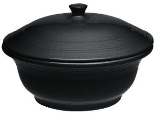 Fiesta Black 495 70 Ounce Casserole with Lid Kitchen & Dining
