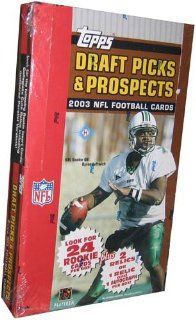 2003 Topps Draft Picks And Prospects Football HOBBY Box   24P5C Toys & Games