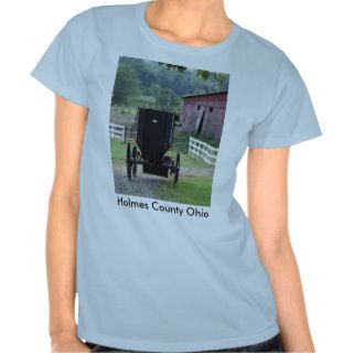 Amish Buggie   Holmes Co OH, Holmes County Ohio T Shirts