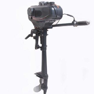 Sanven Boat Engine Outboard Motor Water Cooling Two stroke 3.5hp Inflatable Fishing Boat  Sports & Outdoors