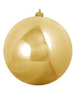 Huge Shiny Gold Commercial Shatterproof Christmas Ball Ornament 16" (400mm)  