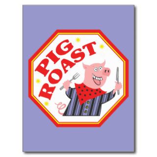 Pig Roast Postcards