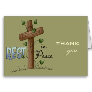 Thank you for your condolences greeting card