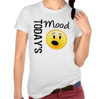 Today's Mood Emoticon OMG Shirt