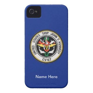USS John F Kennedy CV 67 Case Mate iPhone 4 Case