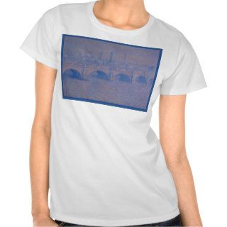 Claude Monet's Waterloo Bridge Tee Shirts
