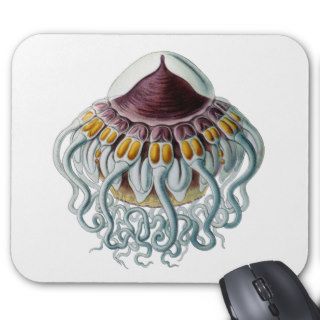 Crown or Helmet Jellyfish Mouse Pads