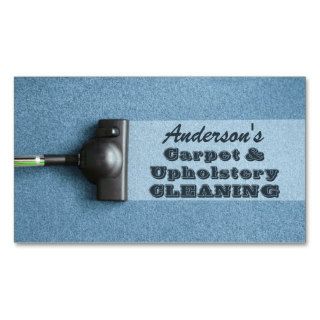 Carpet and Upholstery Cleaning Business Card Template