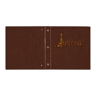 Simulated Leather Binder Journal