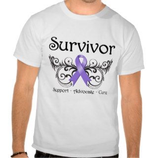 Hodgkins Lymphoma Survivor Floral Deco Tshirt