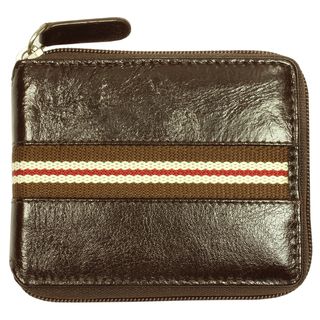 BRAND Fashion Men's Bi fold Brown Leather Wallet Men's Wallets