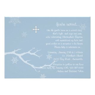 Gentle Snow Invitation