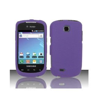 Purple Hard Cover Case for Samsung Dart SGH T499 Cell Phones & Accessories
