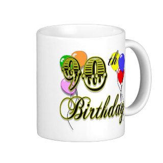 90th Birthday Mugs & Cups