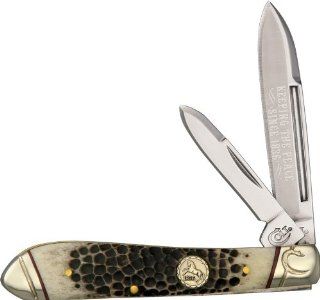 Colt Knives 484 Moose Pocket Knife with Buckshot Bone Handles Sports & Outdoors