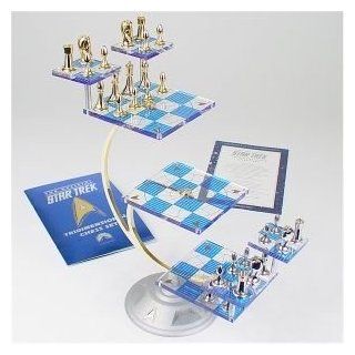 Star Trek Tri Dimensional Chess Set by the Franklin Mint Toys & Games