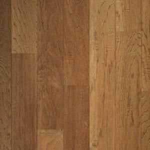Mohawk Hickory Chestnut Scrape 3/8 in. Thick x 5 1/4 in. Wide x Random Length Click Hardwood Flooring (22.5 sq. ft./case) HGH45 01