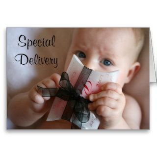 Special Delivery Baby Card