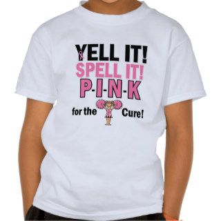 Cheerleader (Breast Cancer) Tshirts
